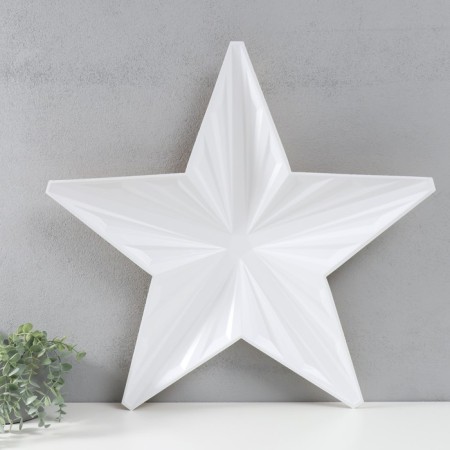 Figure "Star with faces" Big gold, half, 67.6x64.5 cm-3
