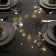 Garland "Mishura" 1 m dew, IP20, silver thread, 20 LED, glow warm white, CR2032x2