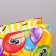 Gift laminated vertical, packaging, “Fun birthday!”, Ml 23 x 27 x 11.5 cm