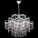 Chandelier Charlotte, 9x40W E14, white color