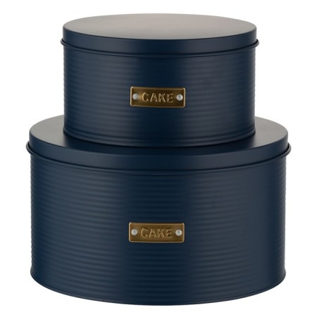 A set of containers for baking Typhoon OTTO, 2 pcs, blue color