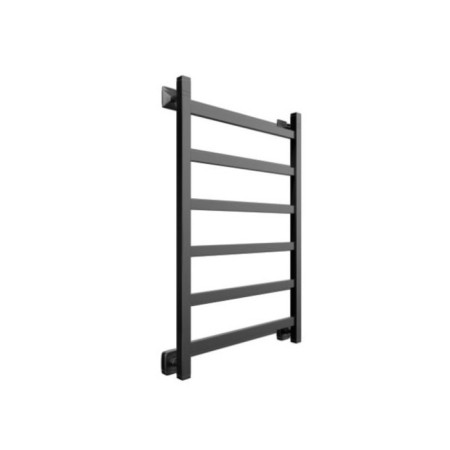 Water heated towel rail "Dvin" J Plaza K3, 800x500 mm, square, black