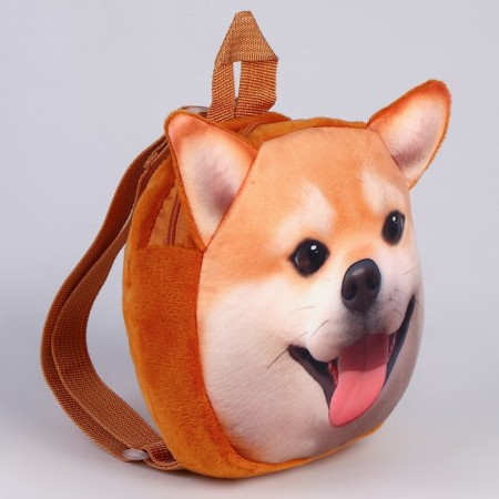Baby backpack for the boy "Dog", plush-2