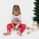 PAZHAMA Children's KAFTAN "Meowy XMAS", size 34 (122-128)