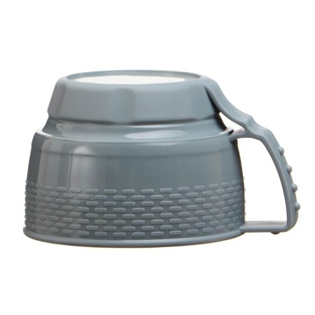 Thermos 1 l, with a glass flask, retains heat 12 hours, with a mug, gray-2
