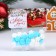 New Year. Confectionery sprinkling "Snowflakes": white, blue, 20 g