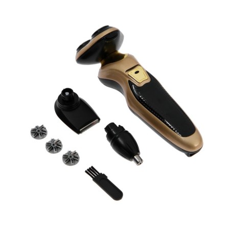 Electric blower Luazon LBR-10, 3 W, rotor, 3 heads, dry shave, trimmer, from battery/220 V-2