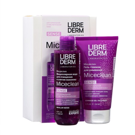 Librederm Miceclean set for normal and feelings. leather, micellar water + gel community