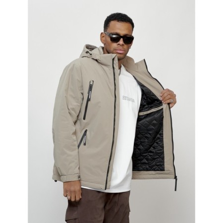 Male spring jacket, size 50, beige color-14