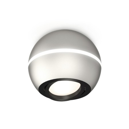 Sweet light Ambrella Light, XS1103010, MR16 GU5.3 LED 3W, 4200K, Silver Sand, Black