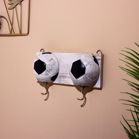 Ban "Football" wood (2 hooks) 25 cm-1