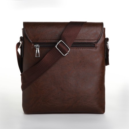 Male bag, brown color-3