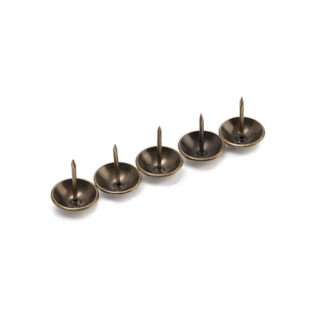 Decorative nails, 19x22 mm, color of bronze, in packaging 50 pcs-12