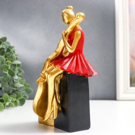 Polystone souvenir "Girl with Controlbus" MIX 20.5x10.5x9 cm-5