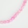 Busins ​​made of natural stone "Cat Eye", set 46 pcs., Size 1 pc. -8 mm, light pink