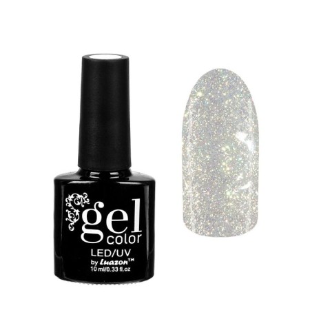 Nail gel polish "Mount Crystal", three-phase LED/UV, 10ml, color 001 Silver