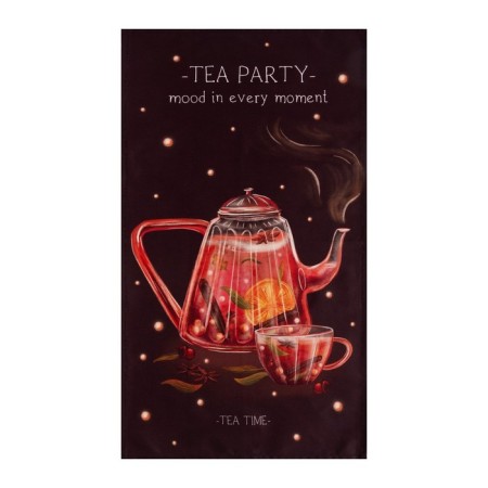 Gift "Time for Tea" towel 40x73cm, 19x19cm sever-1