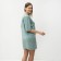 Women's home dress "Coffe", mint color, size 50