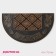 Rug -shaped semicircular shade of Welcome, 40 × 70 cm, color mix