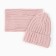 Kit for children (hat, snood), powder color, size 54-56