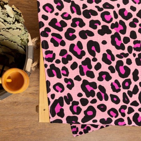 LEOPARD 150x180 bath sheet ± 5 cm, 100% cotton, waffle canvas, 160 g/m2-1
