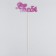 Topper "I love you" purple glitter 15x7.3 cm