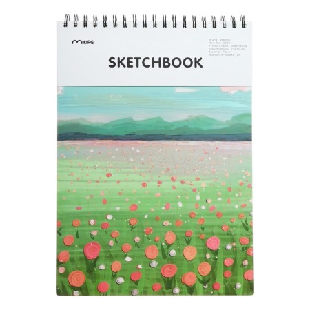 Sketchbook for pastel "Fields", 30 sheets, 25 x 35 cm, Utetskaya cover, 130 g/m2, mix-1