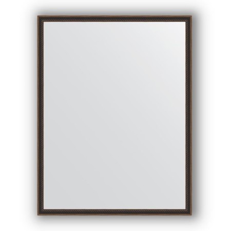 Mirror in the baguette frame - twisted mahagon 28 mm, 68 x 88 cm, evoForm