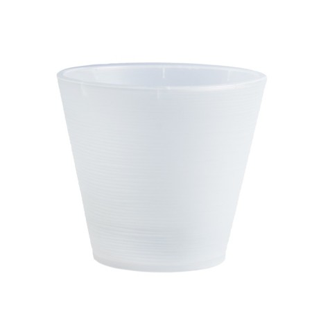 Plastic pot Live-In-Green with the “cone” tab, D = 14.5 cm, 1.3 l, the color is transparent