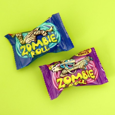 Chewing candy with sour powder "Zombie Roll", 14 g-2