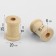 A set of wooden coils without a coating, 15 pcs, d = 2 × 2.5 cm