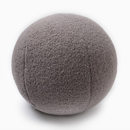 Pillow Decorative Ethel "Shar" d = 30. TsV. Svetlo-gray-5