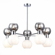 Ceiling EVOLUCE lamp. Sle1138-102-10. Thonet. 10x60 watts, E27, 73x73x47.8 cm, chromium color