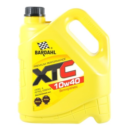 Motor oil Bardahl 10W-40 XTC SL/CF 36242, semi-synthetics, 4 liters