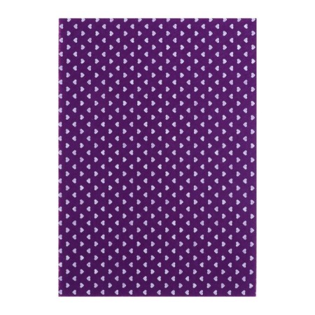 Colored felt is soft with the A4 Devente pattern. Hearts 5 colors, 5 sheets, thickness 2 mm-4