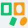 Cheregen boards. Wooden sorter for kids "forms and colors"