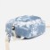 Youth backpack from textiles on lightning, 3 pockets, blue color