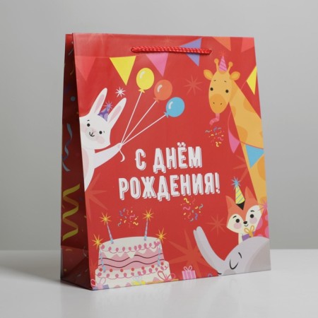 Gift Package Laminated, Packaging, Happy Birthday, ML 21 x 25 x 8 cm-1