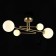 Ceiling EVOLUCE lamp. Sle2211-302-04. Fantini. 4x5 watts, G9, 4000k, 65x40x20 cm, brass color