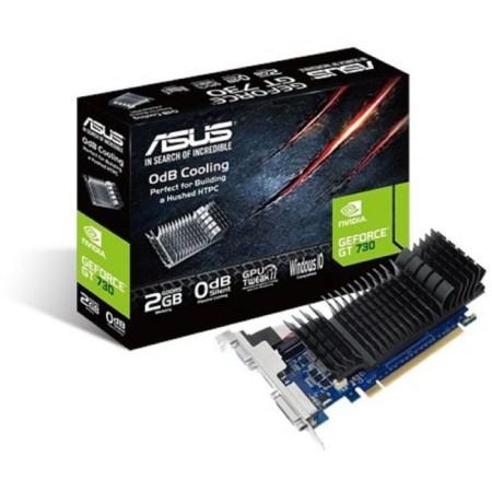 Video card ASUS GEFORCE GT 730 (GT730SL-2GD5-BRK) 2G, 64BIT, GDDR5, 902/5010, RET-2