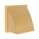 The output of the wall zein, 170 x 170 mm, d = 100 mm, with a check valve, beige
