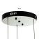 Bayerlux lamp "Mardi" 90W LED Black 18x8x35cm