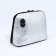 Bag Cross-Bodi with a zipper, silver color