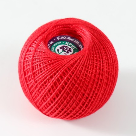 Knitting threads "Iris" 150m/25g 100% Mercerized cotton color 0904-1