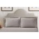 A set with a blanket "Hellas", size 240x260 cm, 50x70 cm - 2 pcs, color gray