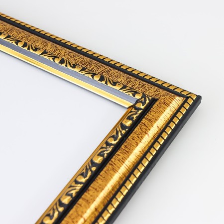 Photo frame plastic "Mira" 40x50 cm gold (plastic screen)-2