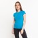 Female T -shirt, turquoise color, size 44