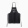 Apron Ethel "Home", Black Color, 60x75 cm, 50%HL, 50%flax