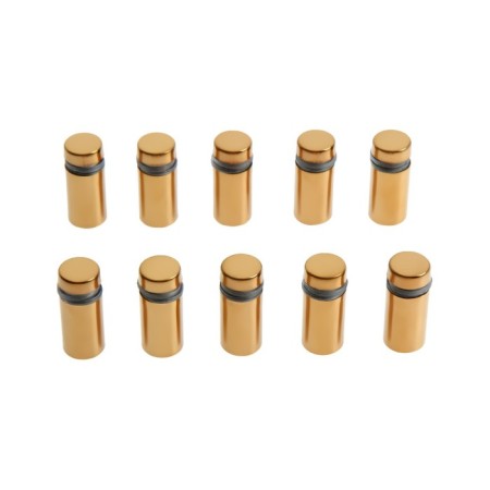 Remote holder for plates, 12x25 mm, color gold, set 10 pcs.