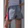Women's shorts ise, size 44 cm, gray color